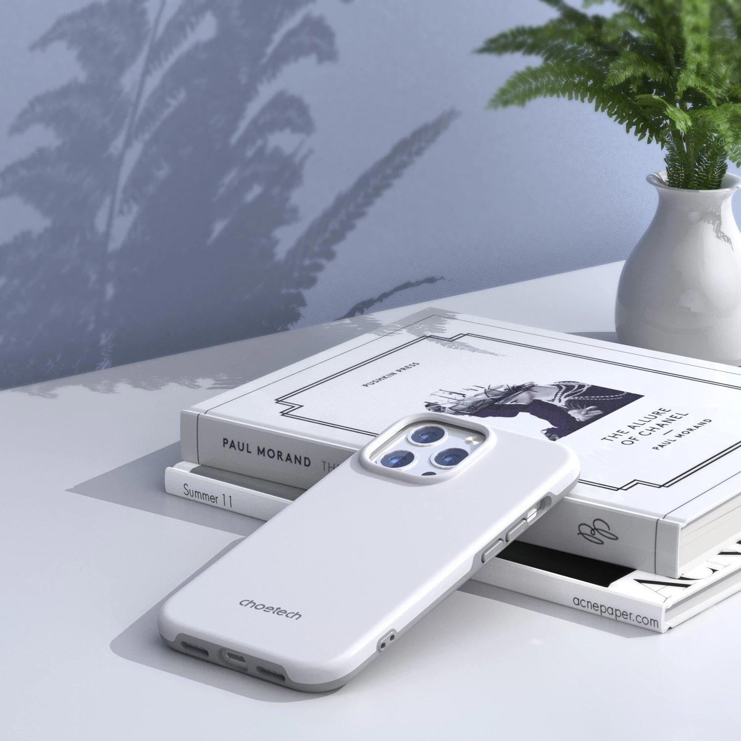 Mbështjellës Choetech PC0114-MFM-WH për iPhone 13 Pro Max, MagSafe, Bardhë