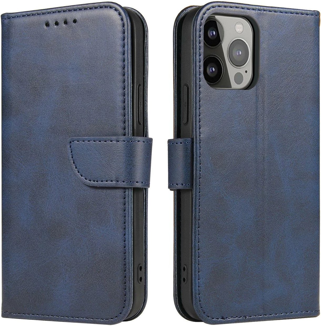 Mbështjellës Hurtel Magnet Case për Samsung Galaxy S24 Ultra, me kapak dhe portofol, kaltër