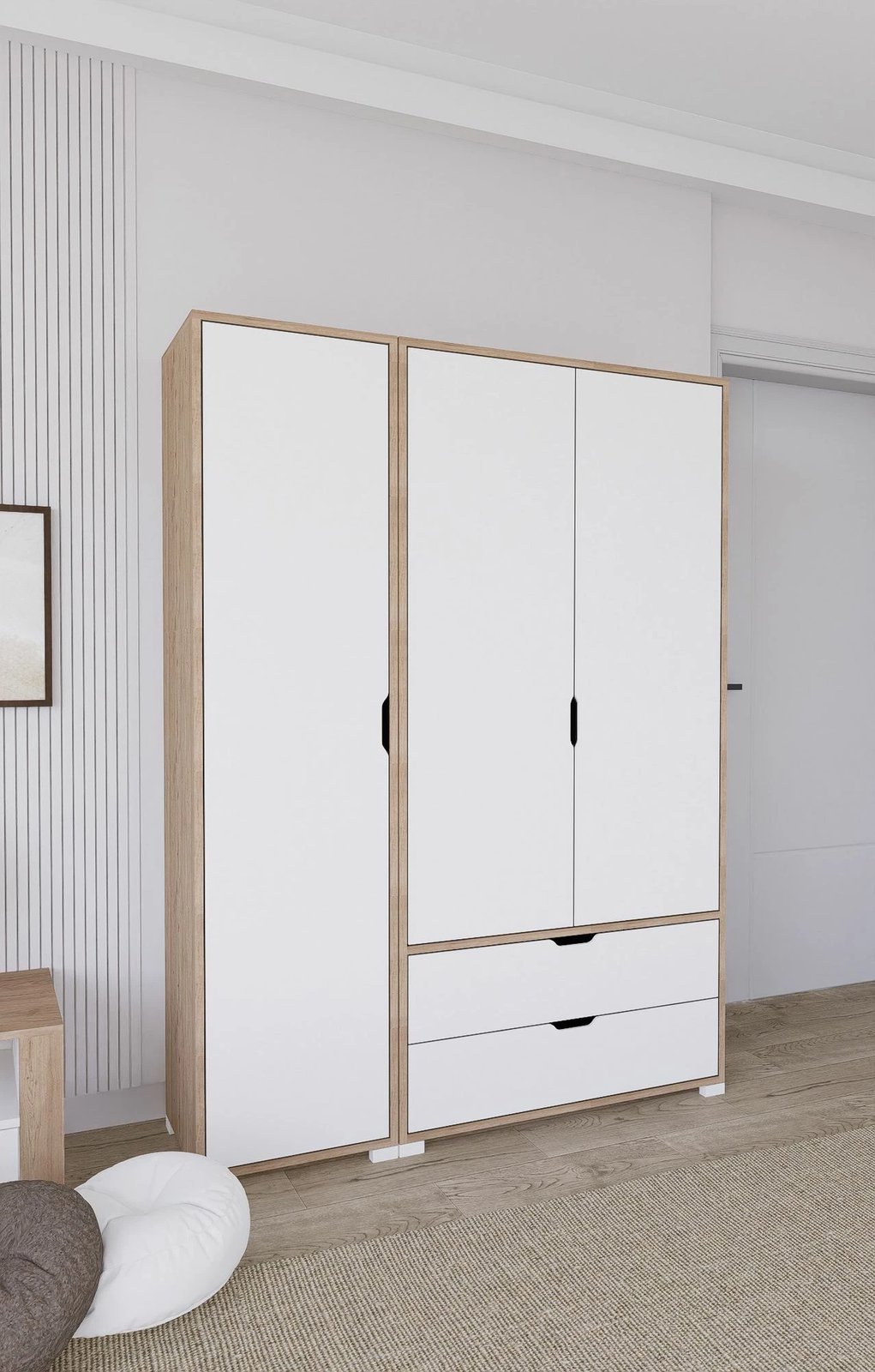 Dollap Skye Decor, ngjyrë arrë e çelët, Nisan 1600-019