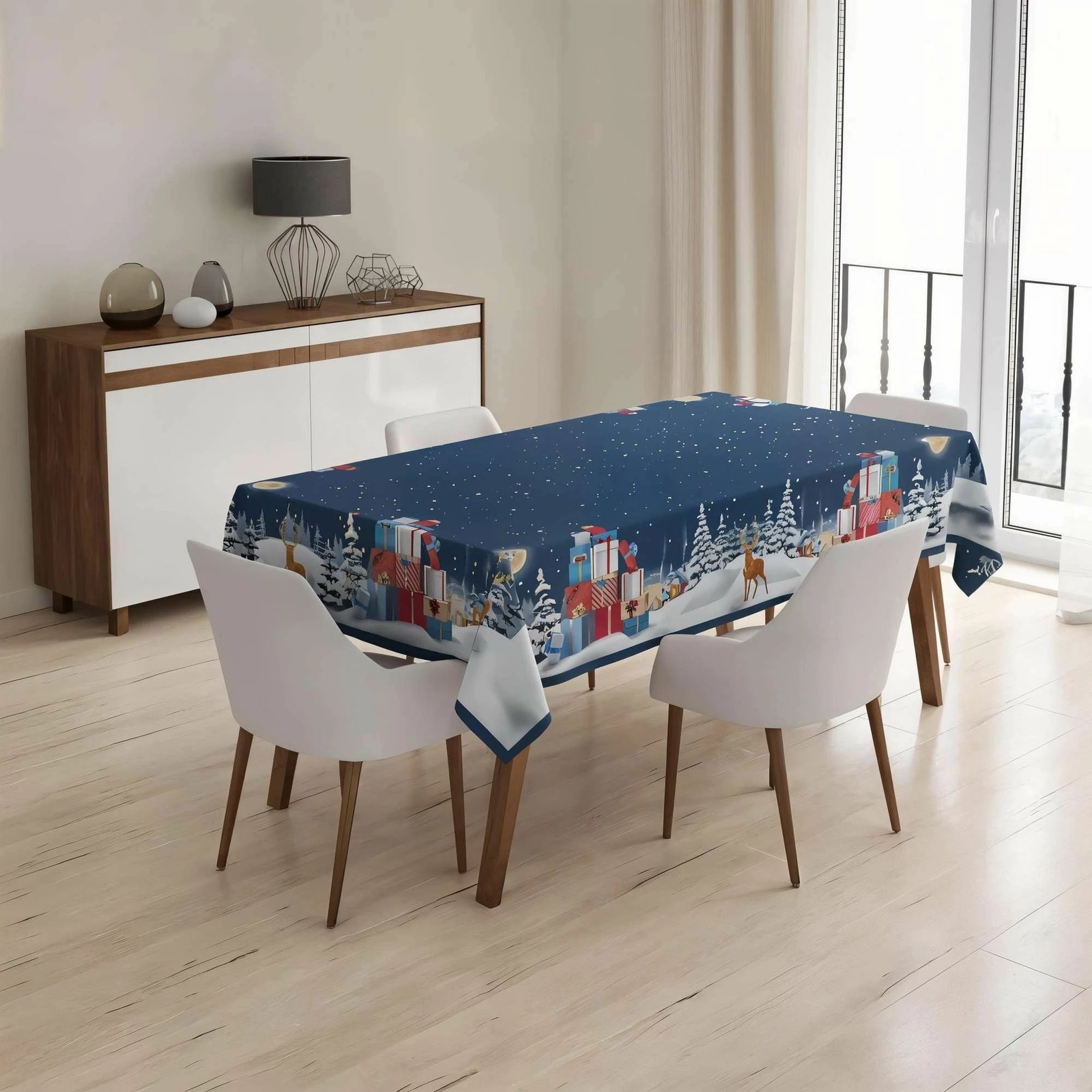 Mbulesë tavoline Hermia Concept, Aurora, shumëngjyrëshe, 160x220cm