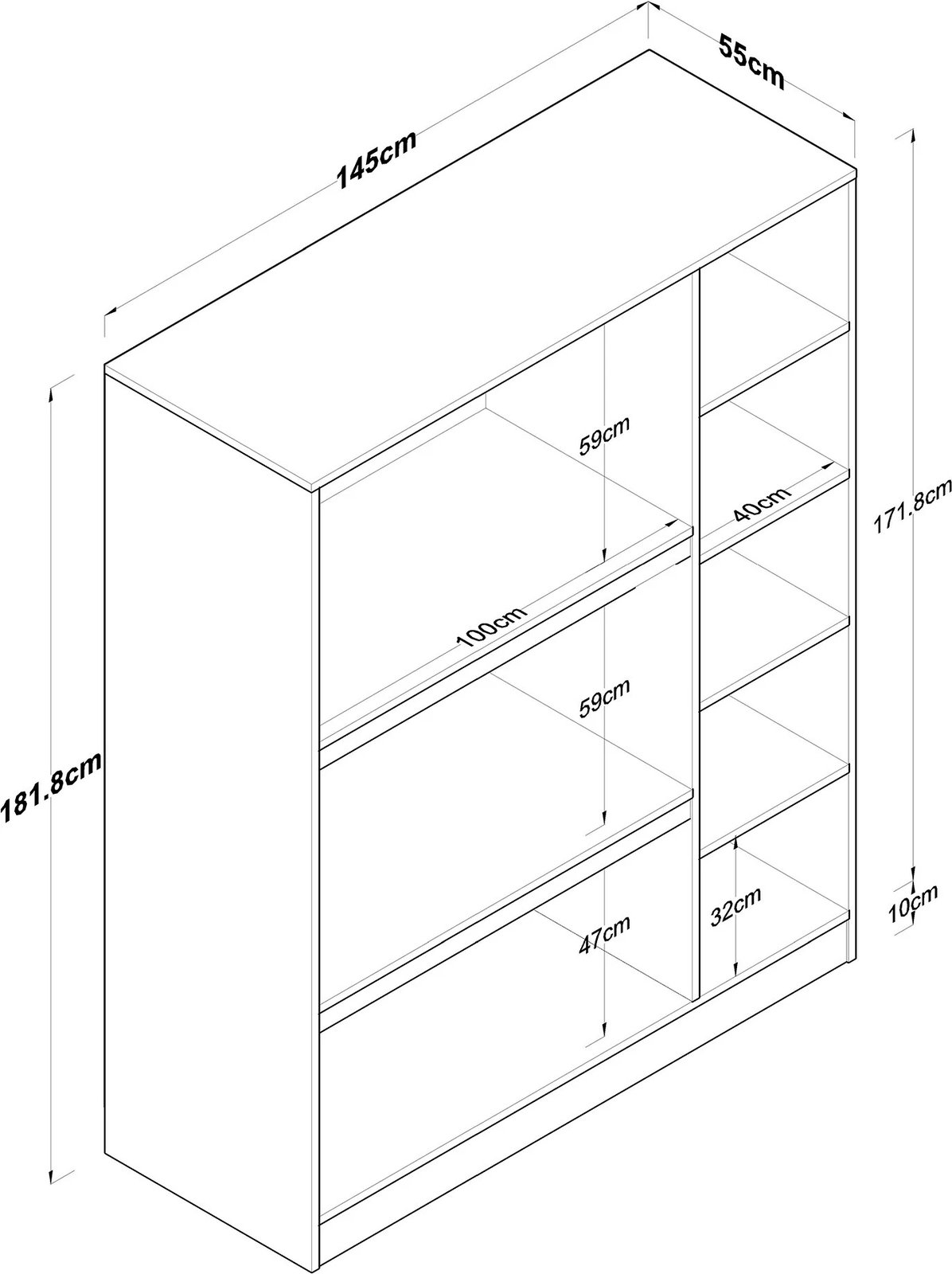 Dollap Hanah Home, BA105 - 1992, i bardhë