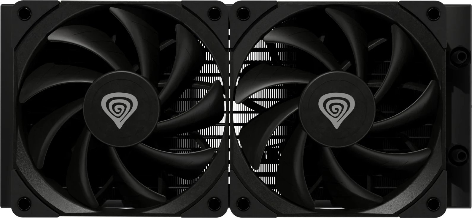 Kasë ftohëse me ujë GENESIS NLG-2318, 2 ventilatorë, e zezë