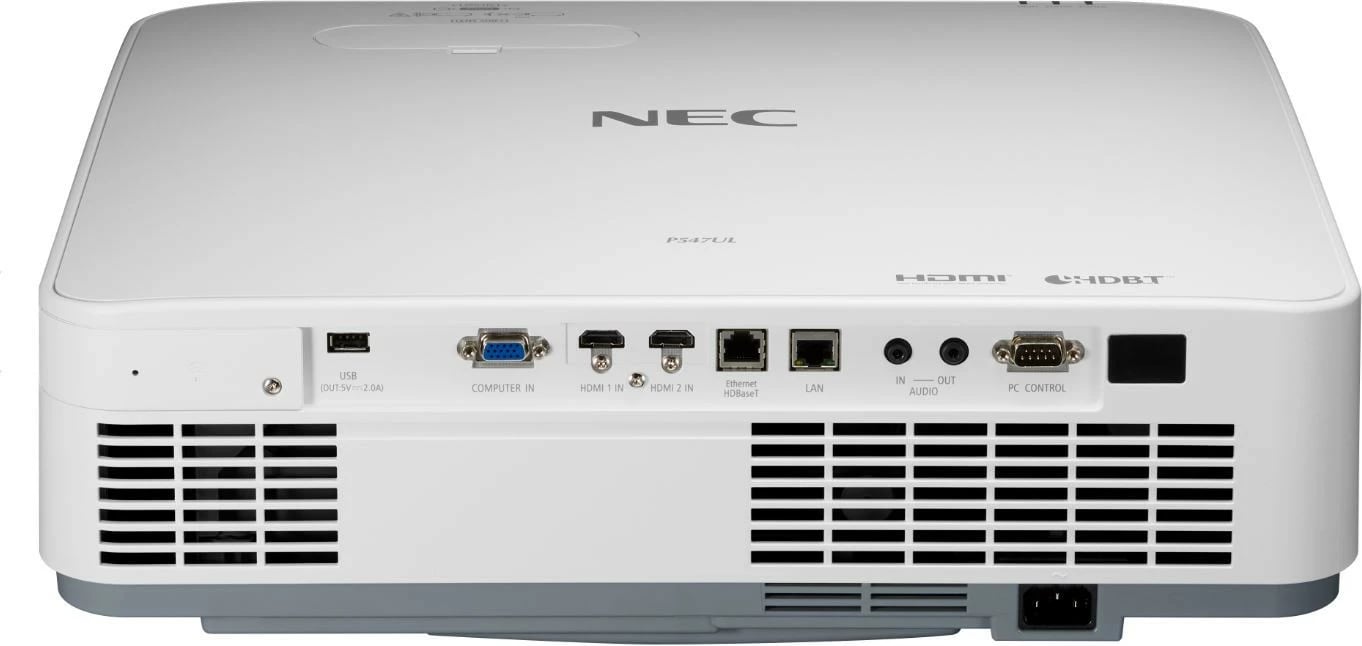 Projektor laser NEC P547UL, 3LCD, WUXGA, 5400AL, i bardhë