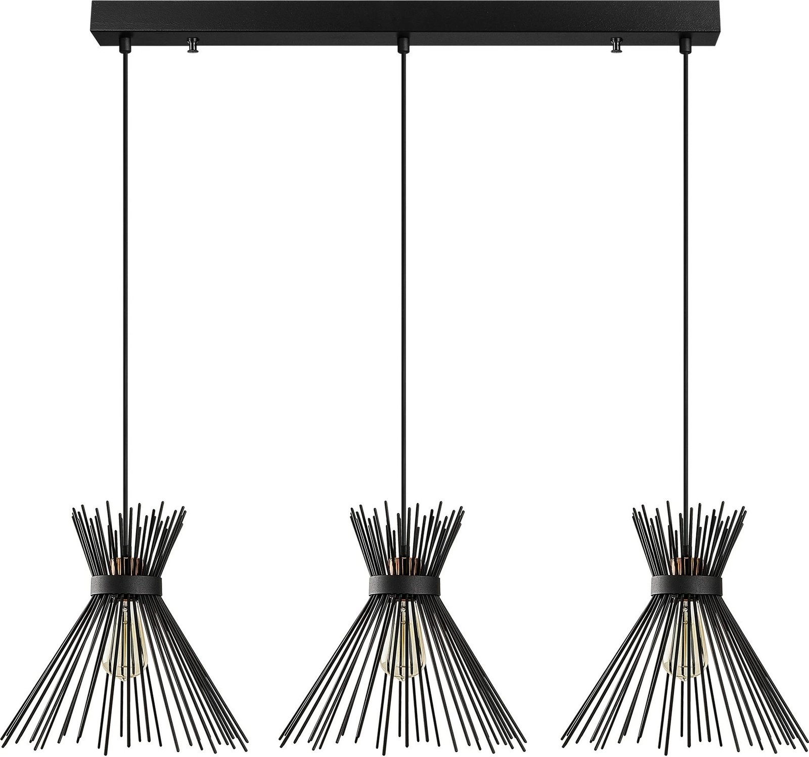 Llambë tavani Opviq, Kirpi - 3088, ngjyrë e zezë