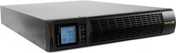 UPS Green Cell RTII 3000VA 2700W me LCD, për rack, i zi UPS Green Cell RTII 3000VA 2700W me LCD, për rack, i zi