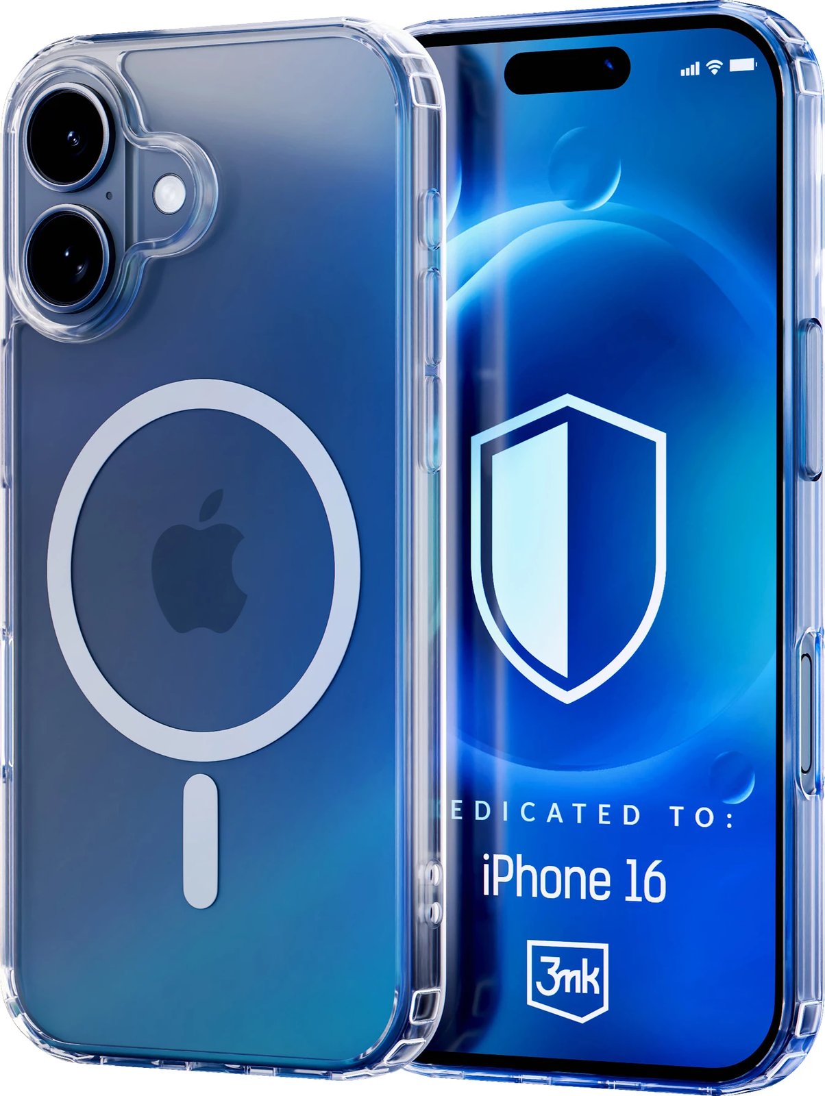 Mbështjellës 3mk MagCase me MagSafe për iPhone 16, Transparent