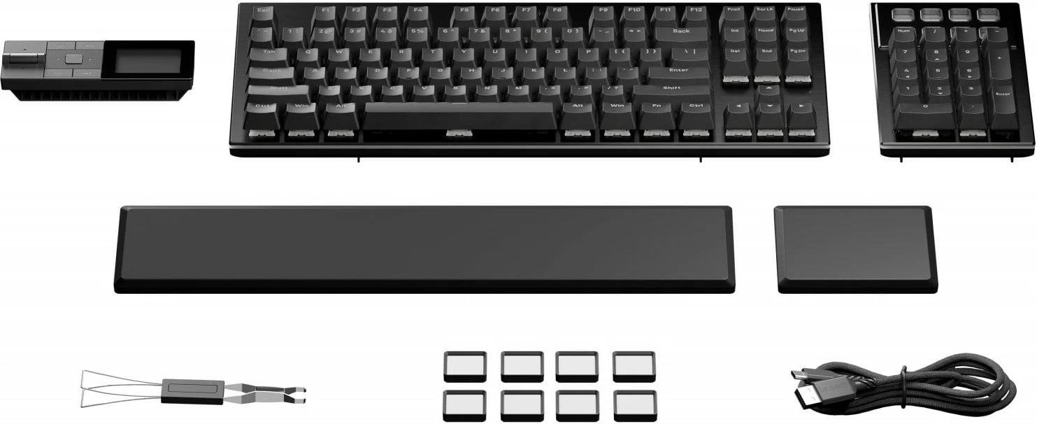 Tastierë mekanike be quiet! Dark Mount BT002US, wireless, me ndriçim ARGB, e zezë