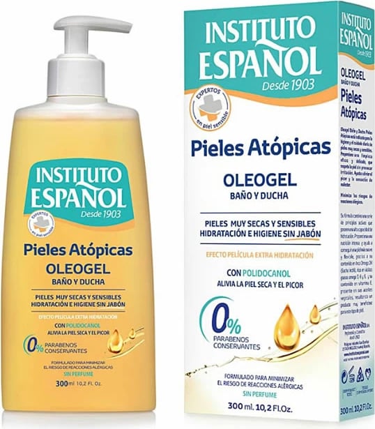Oleogel për banjo dhe dush Instituto Español Atopic Skin unisex 300ml