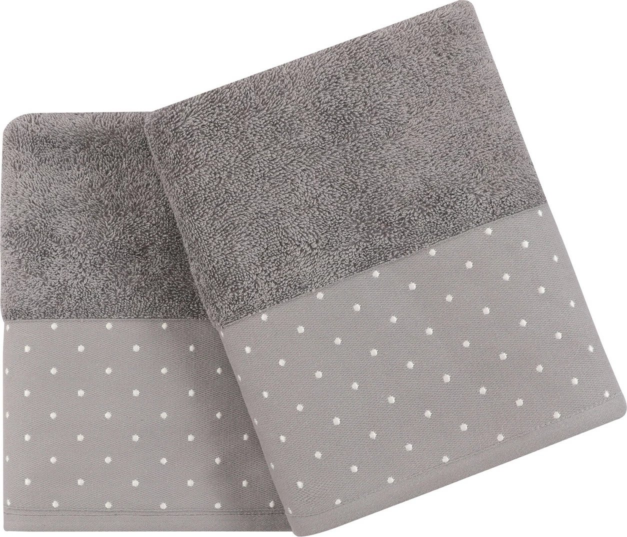 Set peshqirësh për duar (2 copë), Mijolnir, Pitircik, gri