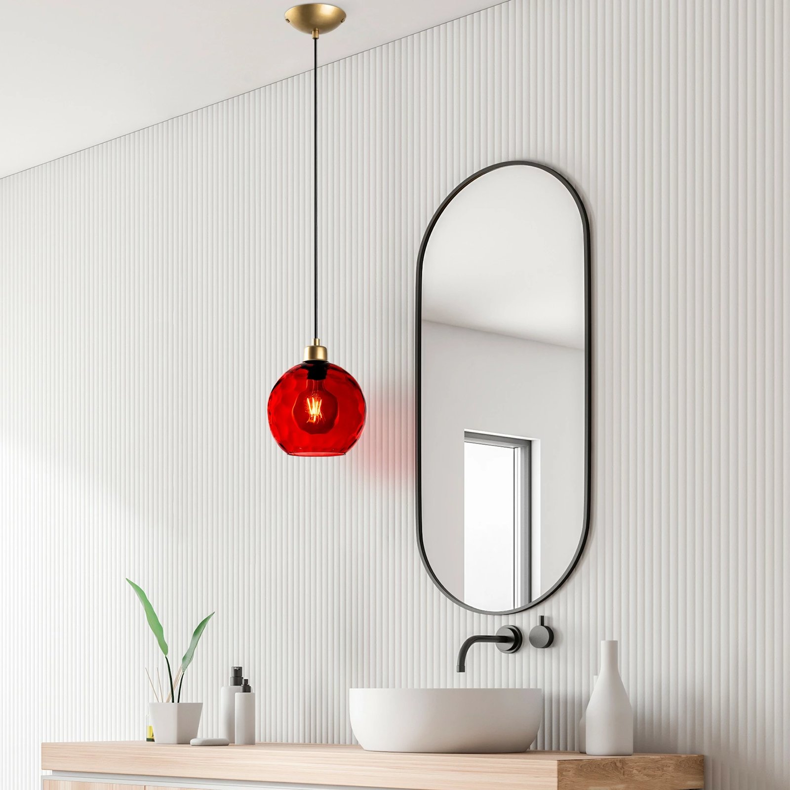 Llambë tavani Opviq, Benek, e kuqe, 20-14311