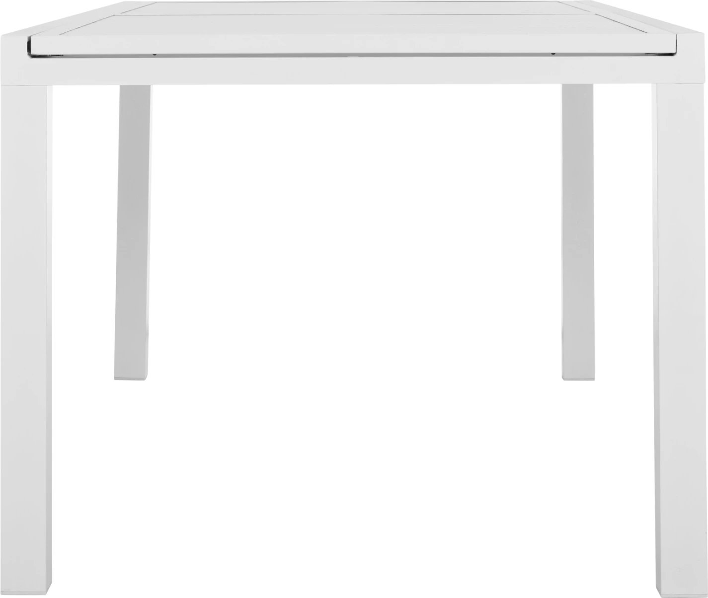 Tavolinë ngrënieje e zgjatshme KRUM, alumin i bardhë, FH6277.01, 160-240x90x73cm