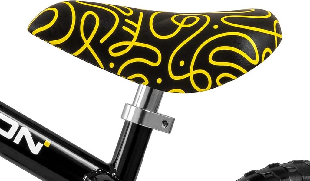 Biçikletë balancuese, Milly Mally, Dragon, rrota 10" shkumë, kornizë çelik e lehtë, timon/sedile të rregullueshme, zile, e zezë