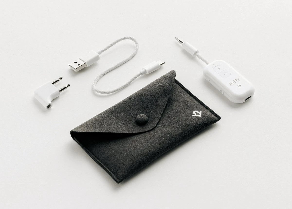 Adapter Bluetooth Twelve South AirFly TS-2411, 3.5mm jack, i bardhë