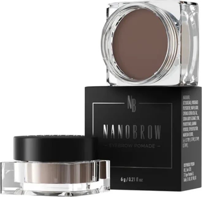 Pomadë për vetulla Nanobrow Dark Brown 6g