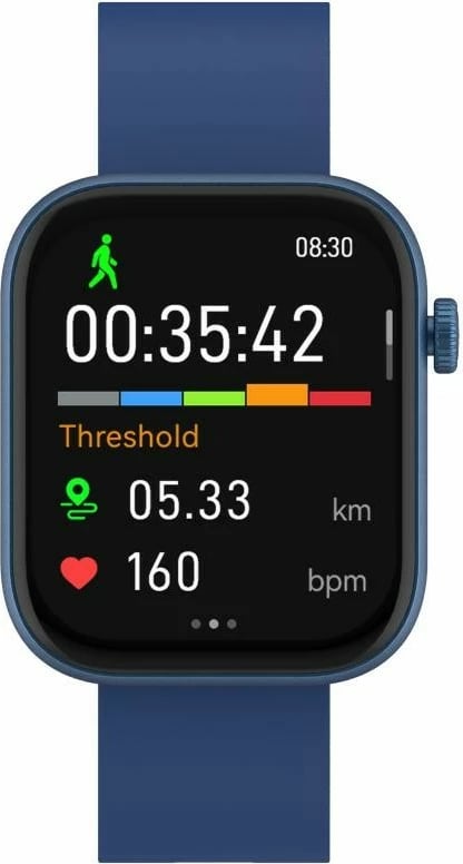 Smartwatch Denver SWC-185BU, ekran me prekje, rrip silikoni, blu