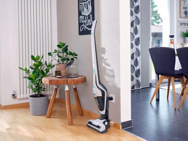 Fshesë pa kabllo LEIFHEIT Rotaro PowerVac 2in1, 11927, 35 min, e bardhë/blu Fshesë pa kabllo LEIFHEIT Rotaro PowerVac 2in1, 11927, 35 min, e bardhë/blu