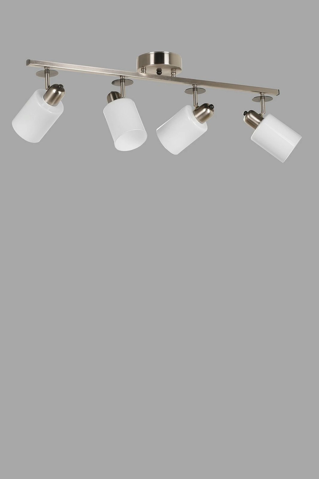 Llambadar Opviq Nomi, 4 vendesh, krom mat, gotë e bardhë