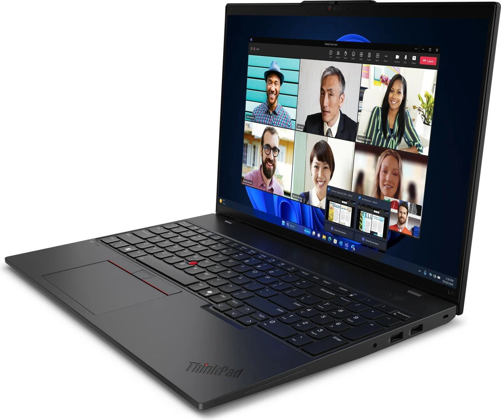 Kompjuter Lenovo ThinkPad L16 Gen 1, Intel Core Ultra 7, 16GB RAM, 512GB SSD, 16 inç, Black