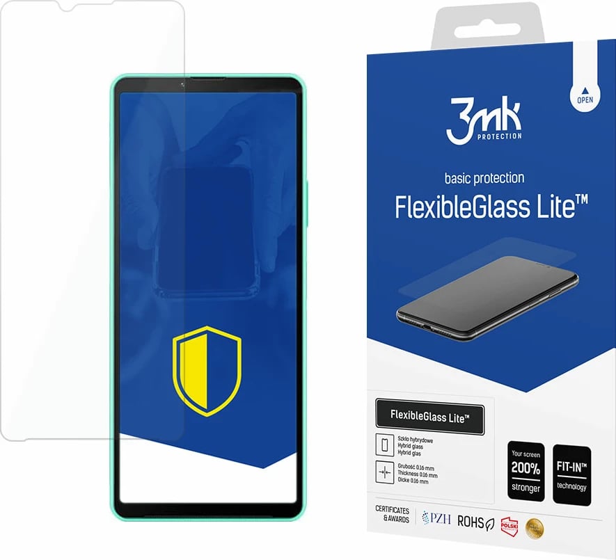 Xham hibrid mbrojtës për ekran, 3mk FlexibleGlass Lite, për Sony Xperia 10 IV, Transparent