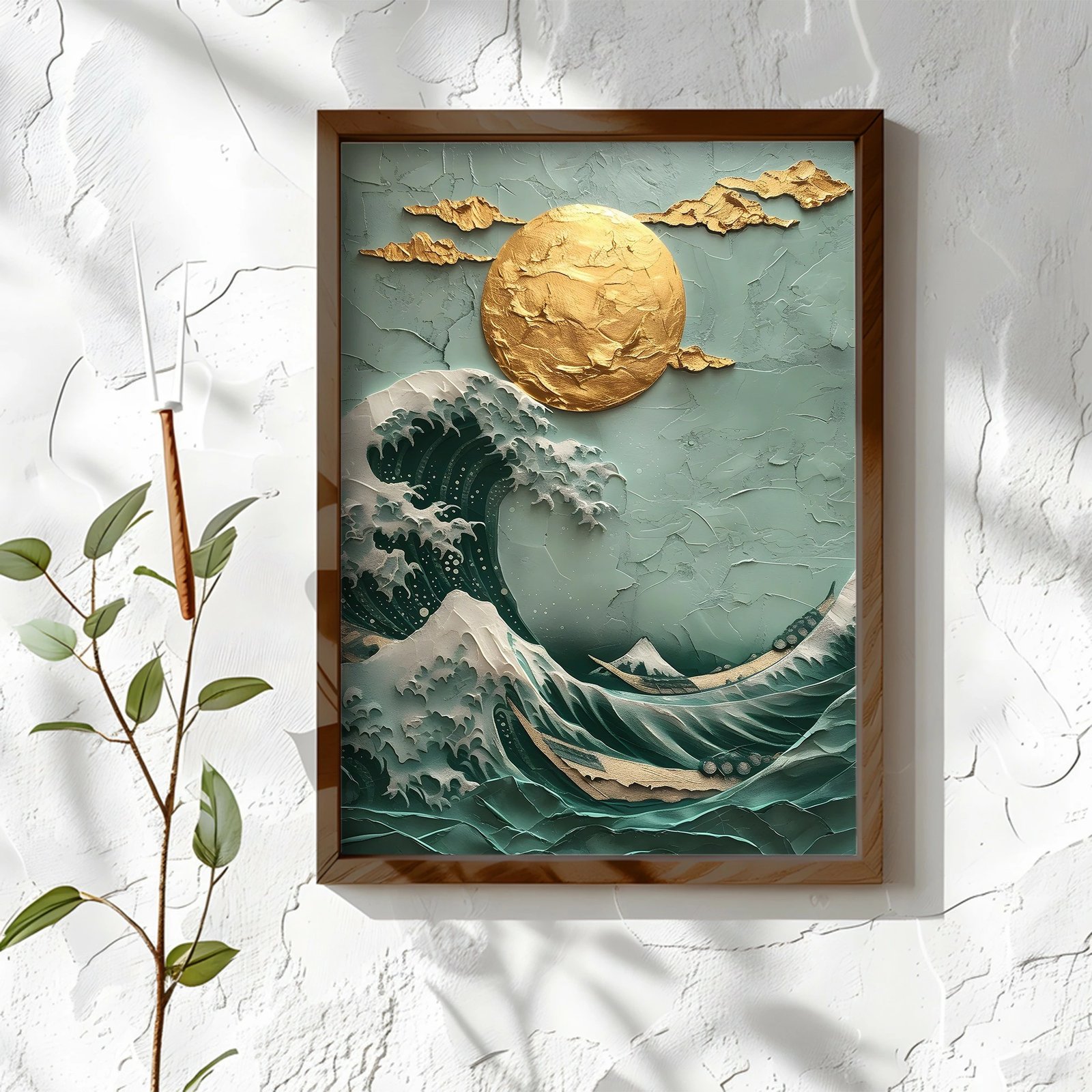 Pikturë dekorative me kornizë MDF, shumëngjyrëshe, Wallity AI138, 35x47x3.5cm