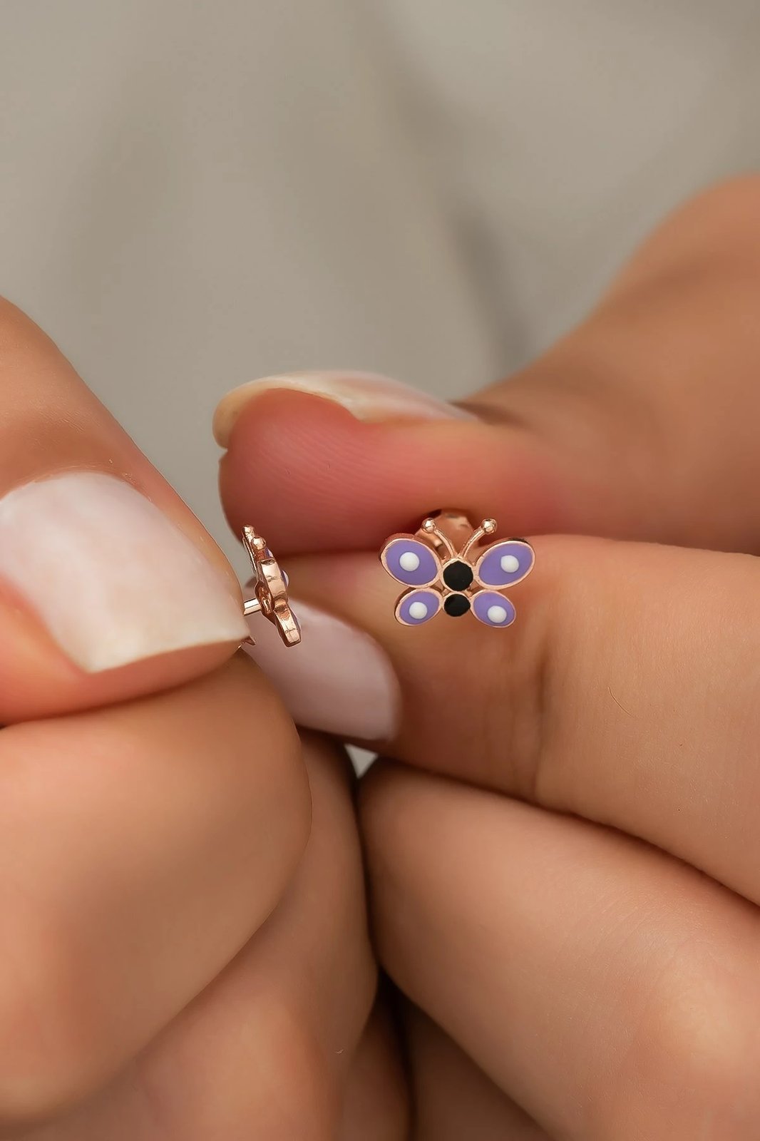 Vath argjendi Jumeon, ngjyrë rozë ari dhe vjollcë, NRZ99441