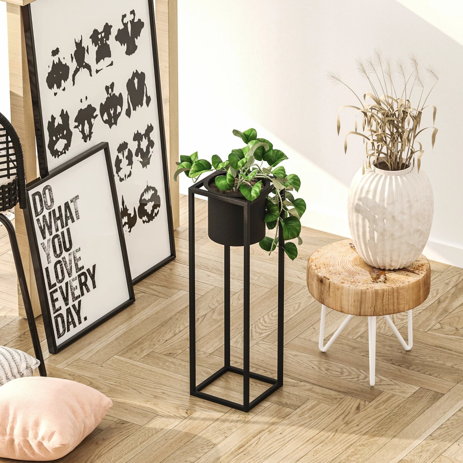 Vazo dekorative Aberto Design, GED-023, metal i zi