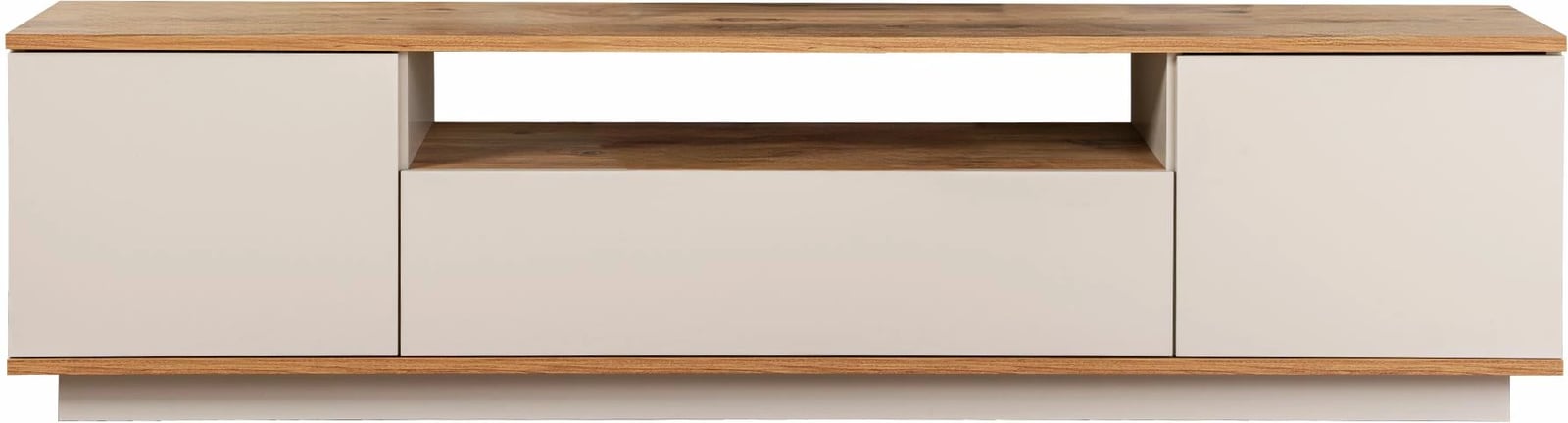 Komodë TV Skye Decor, Veramont, ngjyrë cashmere dhe Atlantic Pine