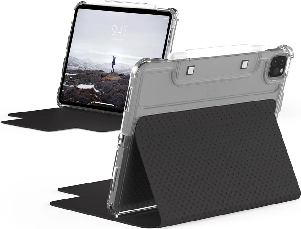 Mbështjellës për iPad Air, pa markë, 438288, i tejdukshëm me kapak të zi