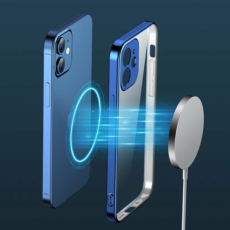 Mbështjellës Joyroom New Beauty Series JR-BP744 për iPhone 12 Pro Max, i hollë, kornizë elektroplatuar, i zi