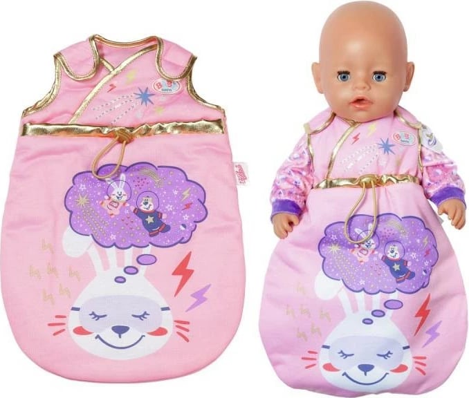 Thes gjumi për kukulla Zapf BABY born Happy Birthday, rozë