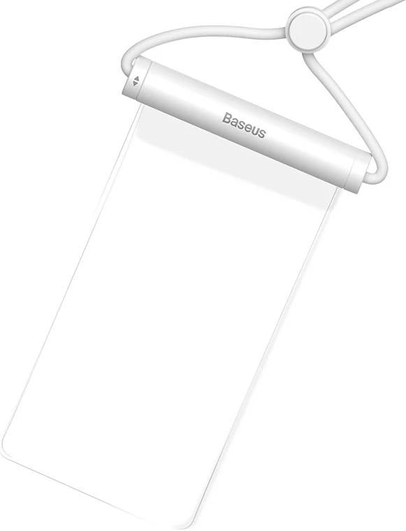 Mbështjellës i papërshkueshëm nga uji për celular Baseus AquaGlide, me cilindër mbyllës, i bardhë