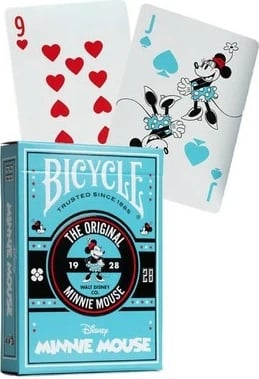 Letra loje Bicycle Disney Minnie Mouse, për femra, Anglisht, blu