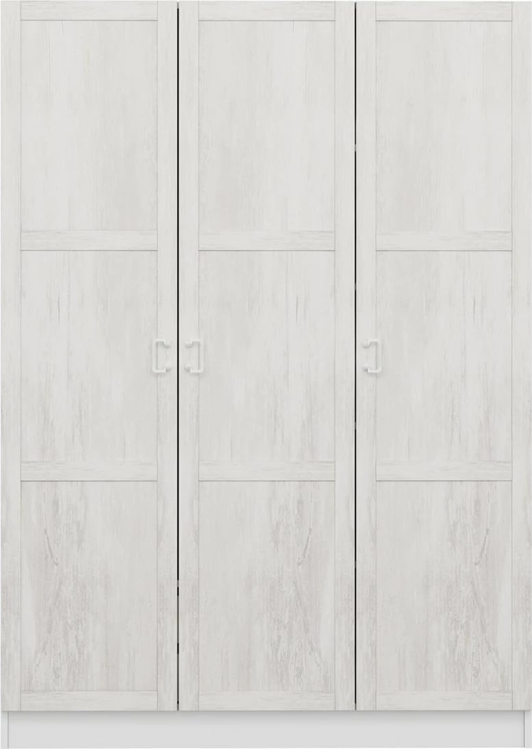 Dollap Skye Decor, ngjyrë e bardhë, 135x210x52 cm