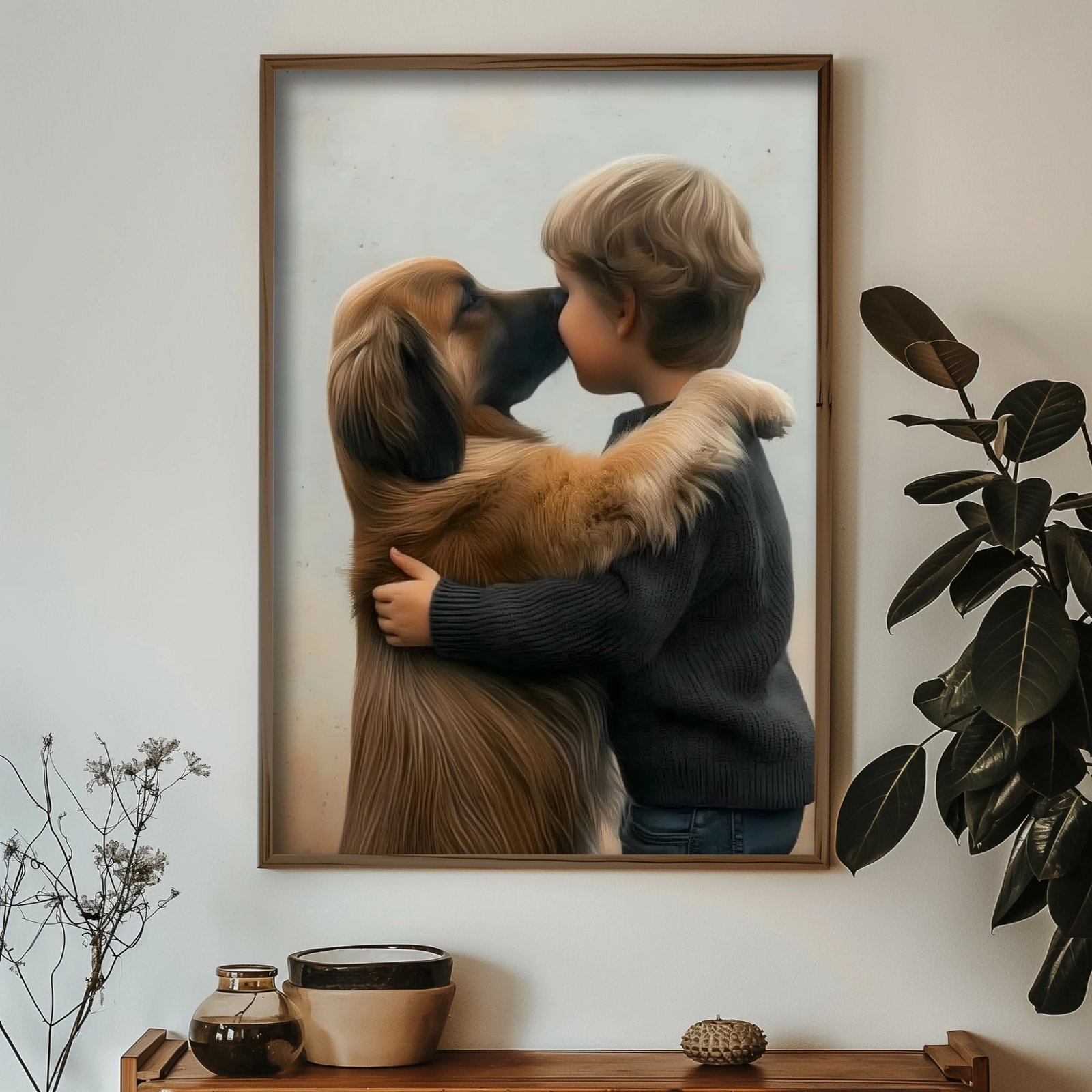 Pikturë dekorative me kornizë MDF, shumëngjyrëshe, Wallity, GE228-L, 35x47x3.5cm