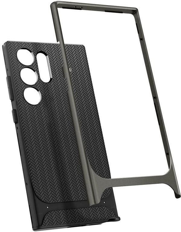 Mbështjellës Spigen Neo Hybrid për Samsung Galaxy S24 Ultra, Gri metalik