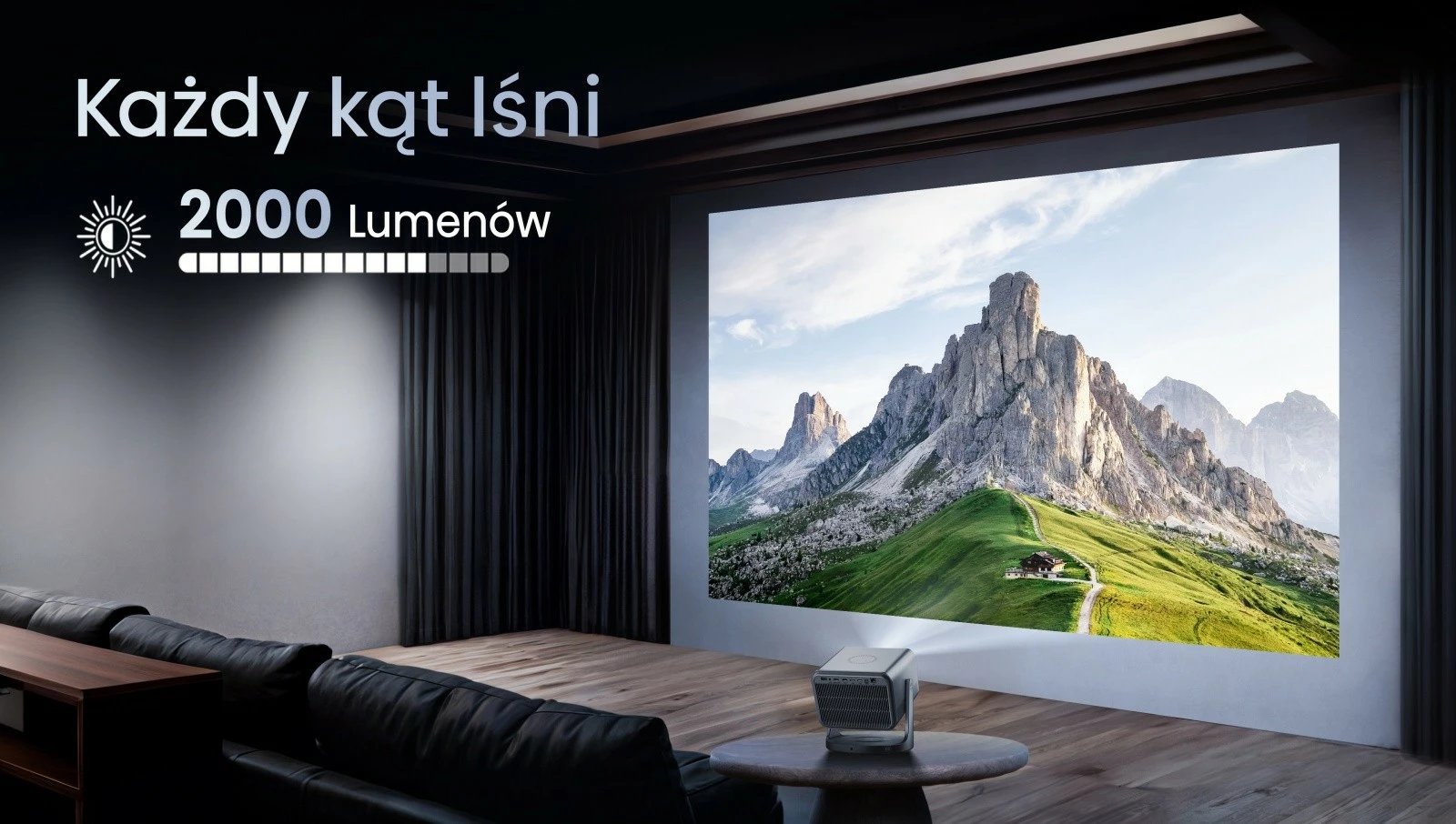 Projektor laser Hisense C2, 4K, 300", JBL Sound, WiFi, Bluetooth, Gri Projektor laser Hisense C2, 4K, 300", JBL Sound, WiFi, Bluetooth, Gri
