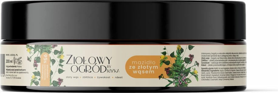 Krem për trup Jozka Herbal Garden Golden Mustache Ointment unisex 200ml