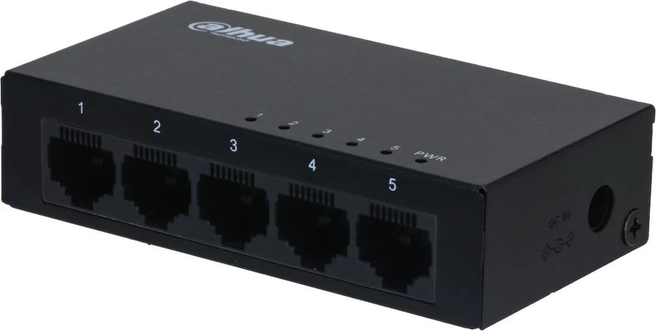 Switch DAHUA DH-PFS3005-5GT-L-V2, 5 porta Gigabit Ethernet, i bardhë