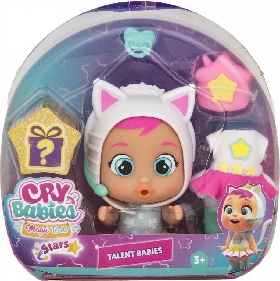 Kukull Cry Babies Magic Tears Di Stars Talent Daisy, Tm Toys, IMC916128, plastikë, për vajza