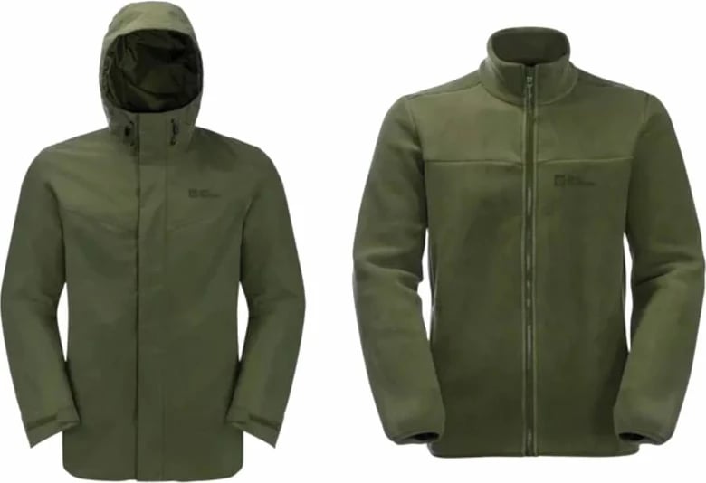 Jakne Jack Wolfskin për meshkuj, të gjelbër