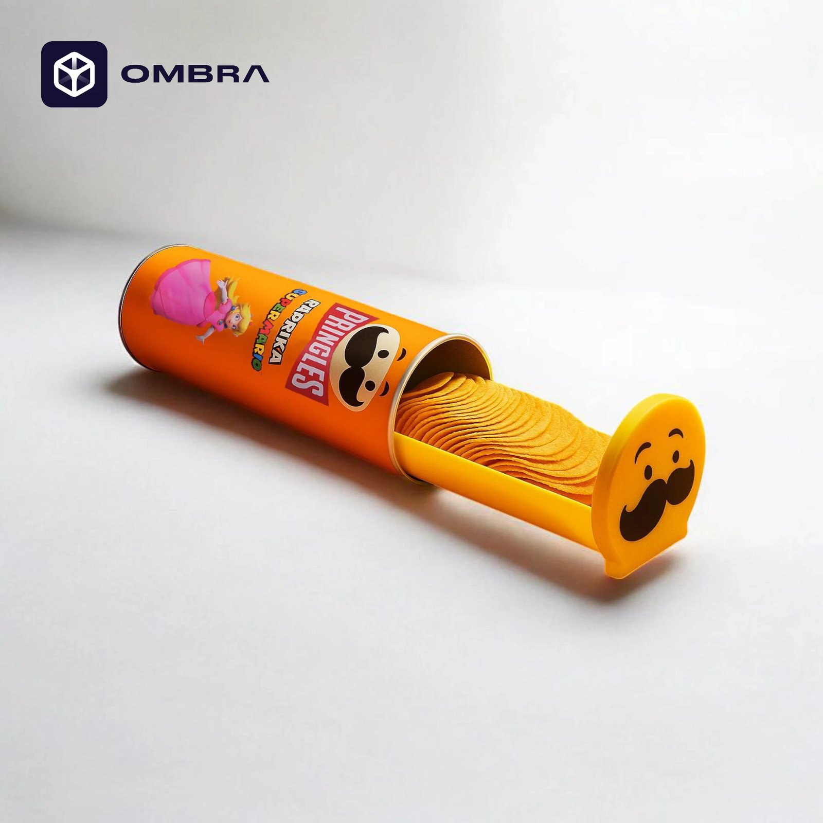 Mbajtëse për snacks (Pringles Trail Original), e verdhë