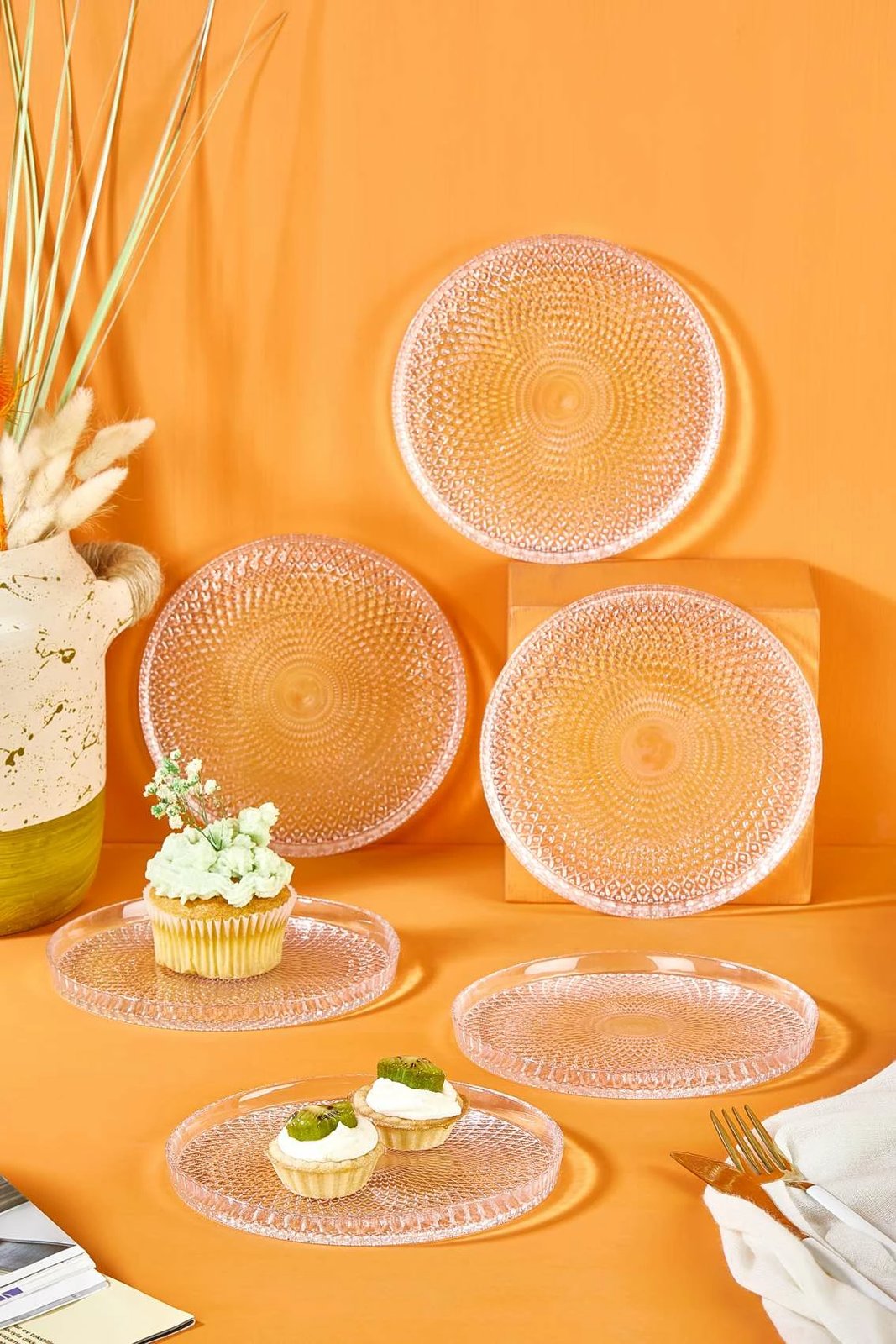 Set pjatash ëmbëlsirash (6 copë), Hermia, Mina, 16 cm