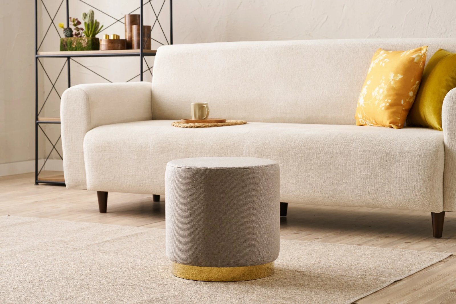 Puf Atelier del Sofa, ngjyrë kafe, Göcek