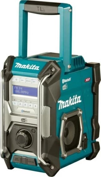 Radio Makita MR004G, Analog & digital, Blu