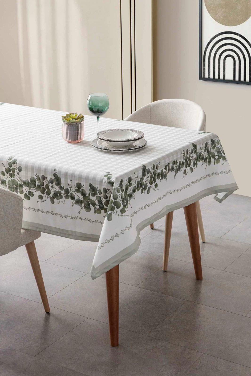 Mbulesë tavoline Hermia, eukalipt, 230