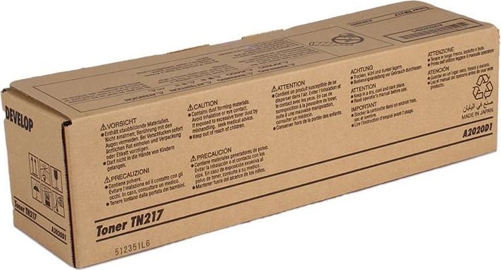 Toner Develop TN-217 A2020D1, rendiment 9.750–23.700 faqe, i zi