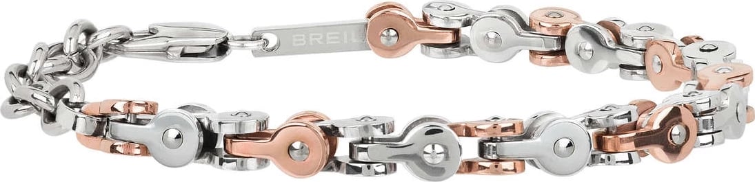 Byzylyk për meshkuj BREIL JEWELS GEAR, argjend dhe rozë ari