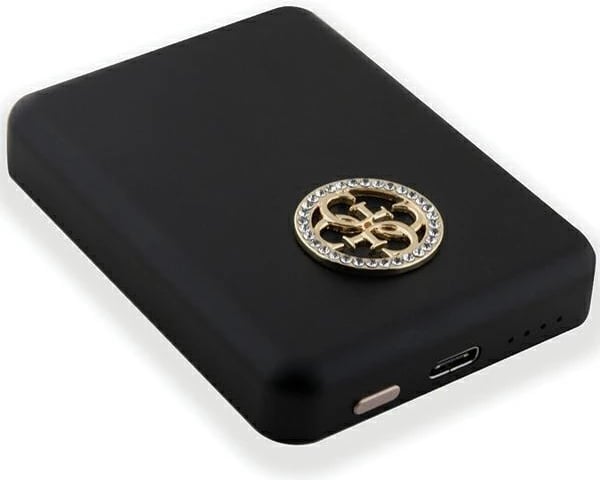 Powerbank wireless Guess 4G Strassed Metal Logo MagSafe 3000mAh, 5W, i zi