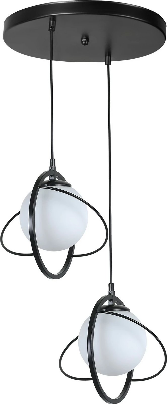 Llambadar Opviq, 8773-2, trup metalik, ngjyrë e zezë dhe e bardhë