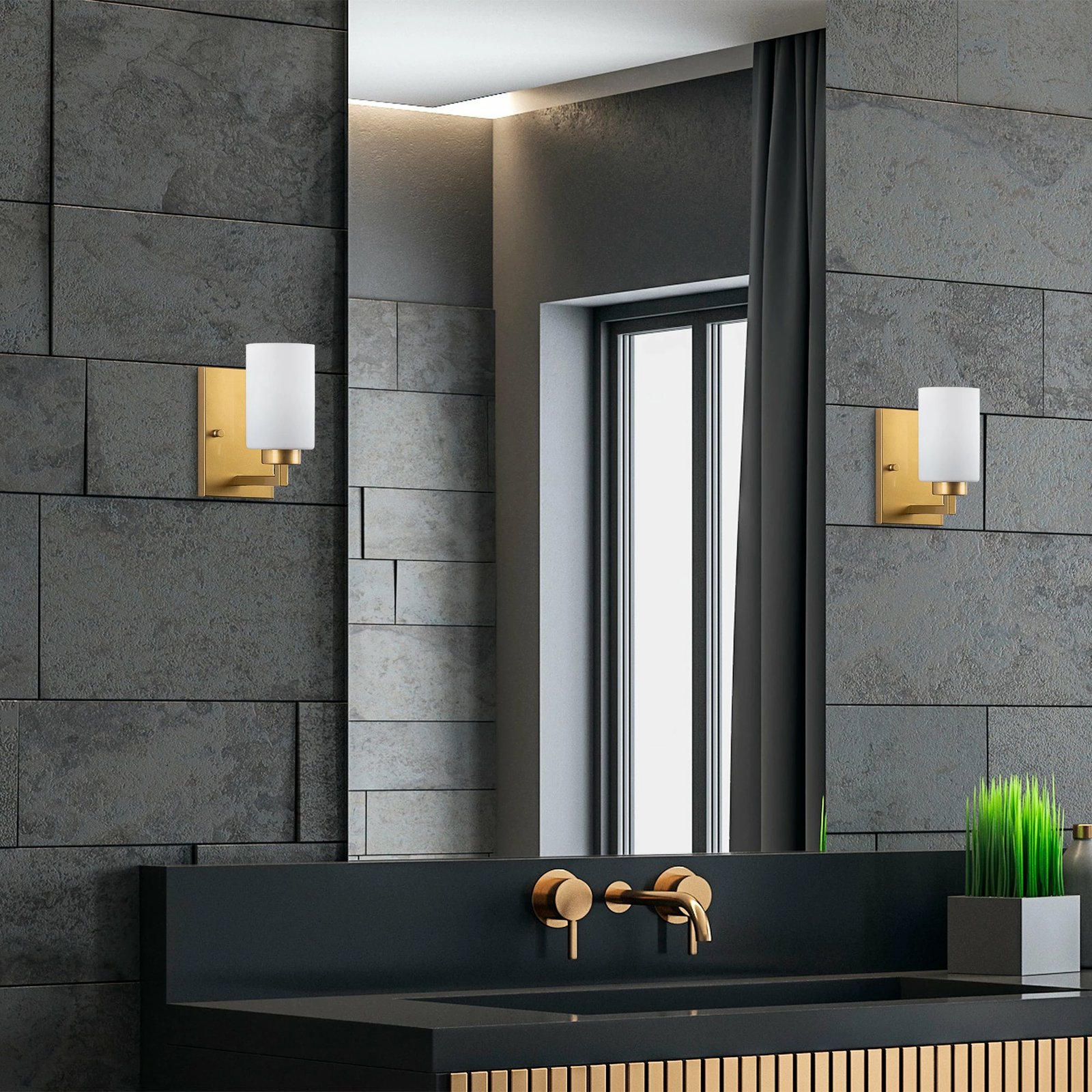 Llambë muri Opviq, Hania - 13175, ngjyrë ari